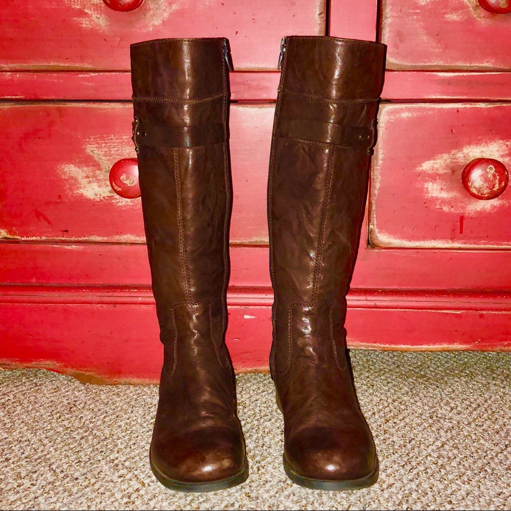 Brown Leather Boots